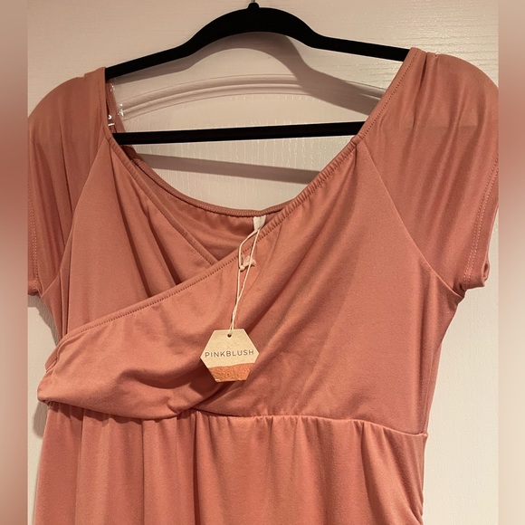 Pink Blush Pink Maternity Dress size Large NWT - Picture 4 of 4